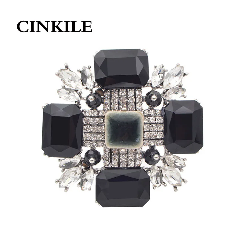 CINKILE Elegant Glass Square Brooches for Women Shiny Crystal Coat Sweater Accessories Fashion Jewelry Party Pins New 2018
CINKILE Elegant Glass Square Brooches for Women Shiny Crystal Coat Sweater Accessories Fashion Jewelry Party Pins New 2018