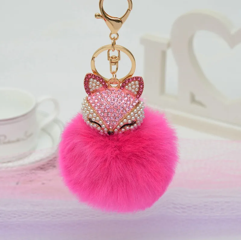 Felyskep Rhinestone Imitated Rabbit Fur Pompom Car Keychain Fluffy Ball Key Chain Cool gifts Key Women 027WA
Felyskep Rhinestone Imitated Rabbit Fur Pompom Car Keychain Fluffy Ball Key Chain Cool gifts Key Women 027WA