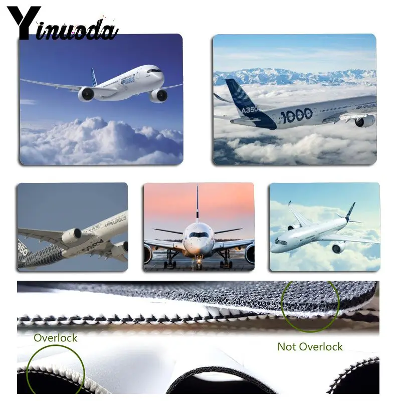 Yinuoda Cool New Airbus A350 Plane Gamer Speed Mice Retail Small Rubber Mousepad Size for 18x22cm 25x29cm Rubber Mousemats
Yinuoda Cool New Airbus A350 Plane Gamer Speed Mice Retail Small Rubber Mousepad Size for 18x22cm 25x29cm Rubber Mousemats