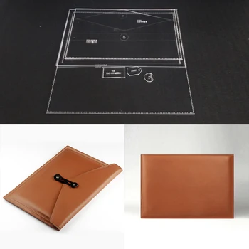 Acrylic Stencil Laser Cut Leather Template DIY Leather Handmade Craft Handbag Computer package Sewing Pattern 37x25x1cm
Acrylic Stencil Laser Cut Leather Template DIY Leather Handmade Craft Handbag Computer package Sewing Pattern 37x25x1cm