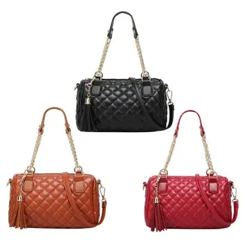 Women Crossbody Bags Female Handbag Famous Brands Luxury Leather Tassel Bags Chain Shoulder Plaid Lady Messenger Bag sac femme
Women Crossbody Bags Female Handbag Famous Brands Luxury Leather Tassel Bags Chain Shoulder Plaid Lady Messenger Bag sac femme