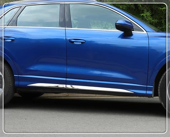 For Audi Q3 2019 2020 Car Styling Side Door Car Body Molding Strips Cover Trim 4pcs Stainless Steel Auto Accessories 
For Audi Q3 2019 2020 Car Styling Side Door Car Body Molding Strips Cover Trim 4pcs Stainless Steel Auto Accessories