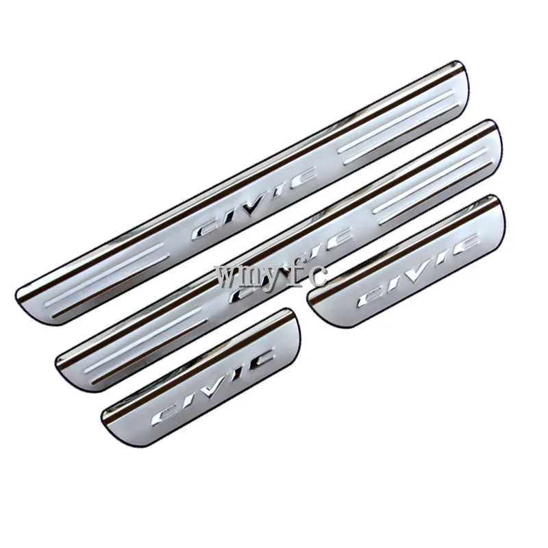 For Honda Civic Door Sill Plate Stainless Guards Threshold Trims Protector Strips Car Sticker Car Accessories Styling 2007-2010
For Honda Civic Door Sill Plate Stainless Guards Threshold Trims Protector Strips Car Sticker Car Accessories Styling 2007-2010