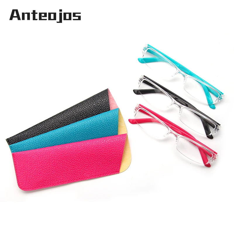 ANTEOJOS Classical Reading Glasses for Men Women Clear Lens Presbyopia magnifying Glasses +1.0 +3.5 Eyewear With Leather Case
ANTEOJOS Classical Reading Glasses for Men Women Clear Lens Presbyopia magnifying Glasses +1.0 +3.5 Eyewear With Leather Case