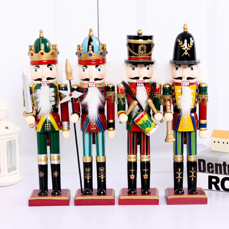 random style 1pc 30cm british style nutcracker puppet soldier