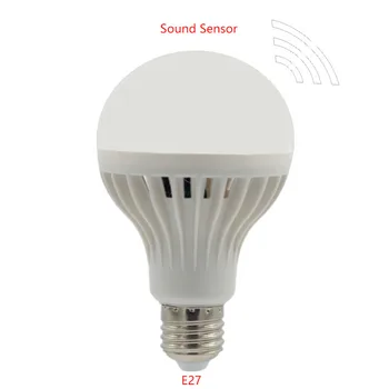 Smart Voice Control E27 Led Ball Bulb Sound Sensor Energy Saving AC220V LED Lamp 3w 5w 7w 9w 12w Home Entrance Corridor Lighting
Smart Voice Control E27 Led Ball Bulb Sound Sensor Energy Saving AC220V LED Lamp 3w 5w 7w 9w 12w Home Entrance Corridor Lighting