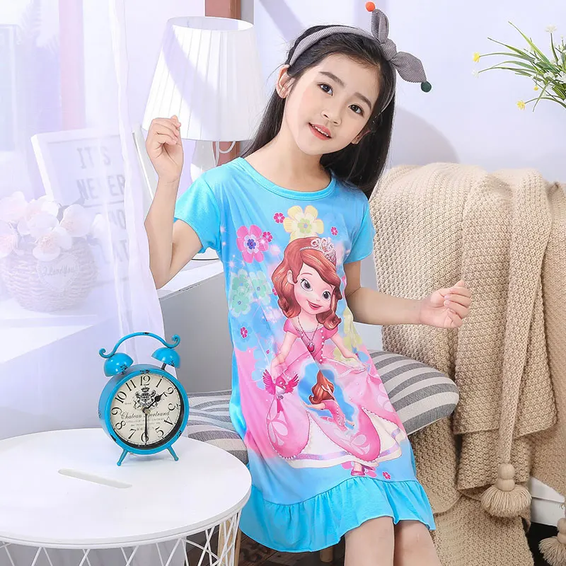 Cute Kids Sleeping Dress Toddler Girls Nightgown Summer Cartoon Children Princess Short Sleev Nightdress Clothing Pajamas night
Cute Kids Sleeping Dress Toddler Girls Nightgown Summer Cartoon Children Princess Short Sleev Nightdress Clothing Pajamas night