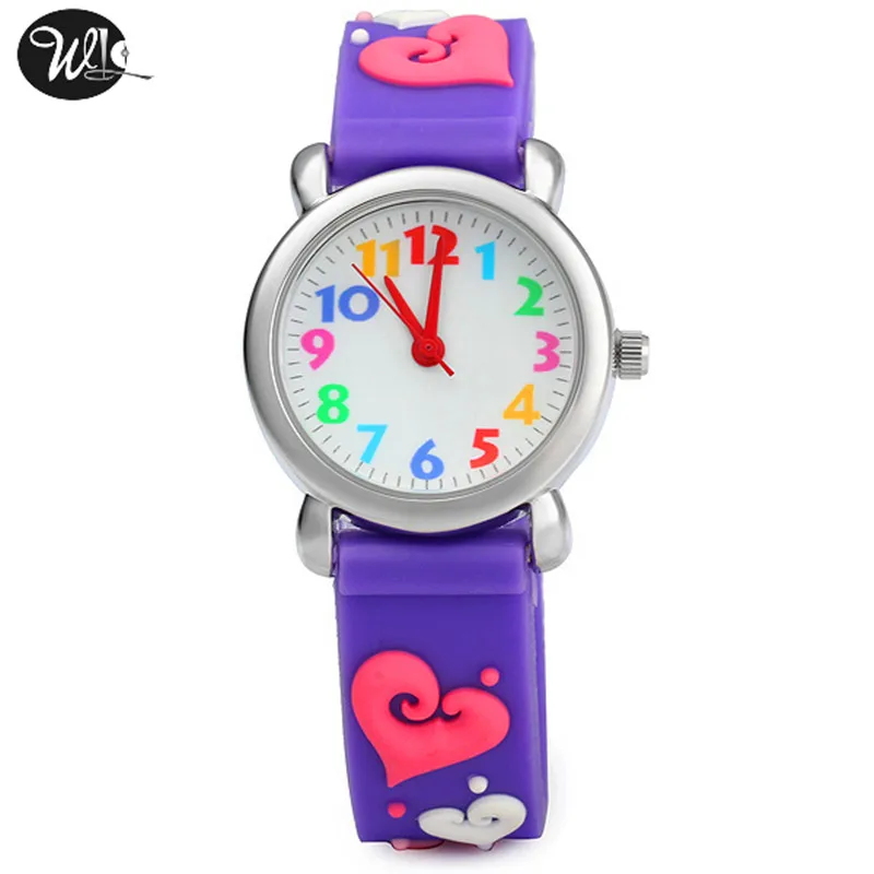 2019 Children's Girls Gifts Quartz Silicone Strap Watch Purple Love Cartoon 3D Watch Pointer Fashion Electronic Waterproof Watch
2019 Children's Girls Gifts Quartz Silicone Strap Watch Purple Love Cartoon 3D Watch Pointer Fashion Electronic Waterproof Watch