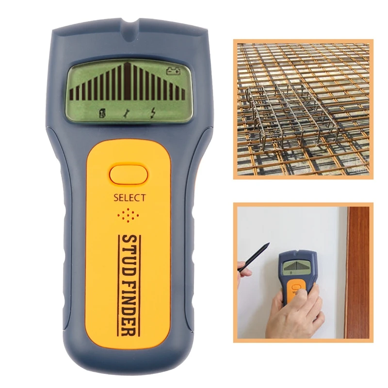 Digital Wall Metal Detectors Wire Wood Stud Metal Detector AC Voltage Live Wire Wall Behind Scanner Sound Alarm Decoration Tools
Digital Wall Metal Detectors Wire Wood Stud Metal Detector AC Voltage Live Wire Wall Behind Scanner Sound Alarm Decoration Tools