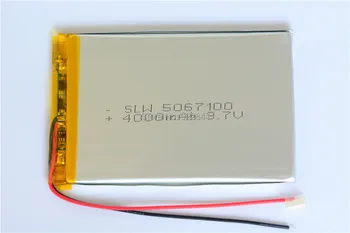 Free Shipping 5pcs/Lot 3.7V 4000mAh (5*67*100mm) Polymer Lithium Li-Po Rechargeable Battery For MP4/5 GPS PSP E-Book
Free Shipping 5pcs/Lot 3.7V 4000mAh (5*67*100mm) Polymer Lithium Li-Po Rechargeable Battery For MP4/5 GPS PSP E-Book