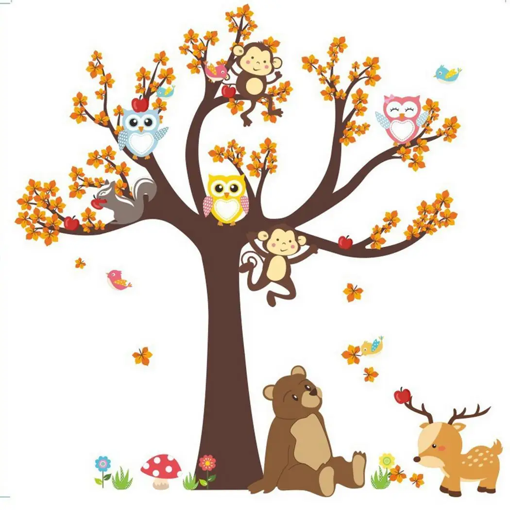 Home Kids Room Cartoon Animal Tree Multicolor Removable Modern Wall Bedroom,Living room,Kids Sticker Carton
Home Kids Room Cartoon Animal Tree Multicolor Removable Modern Wall Bedroom,Living room,Kids Sticker Carton
