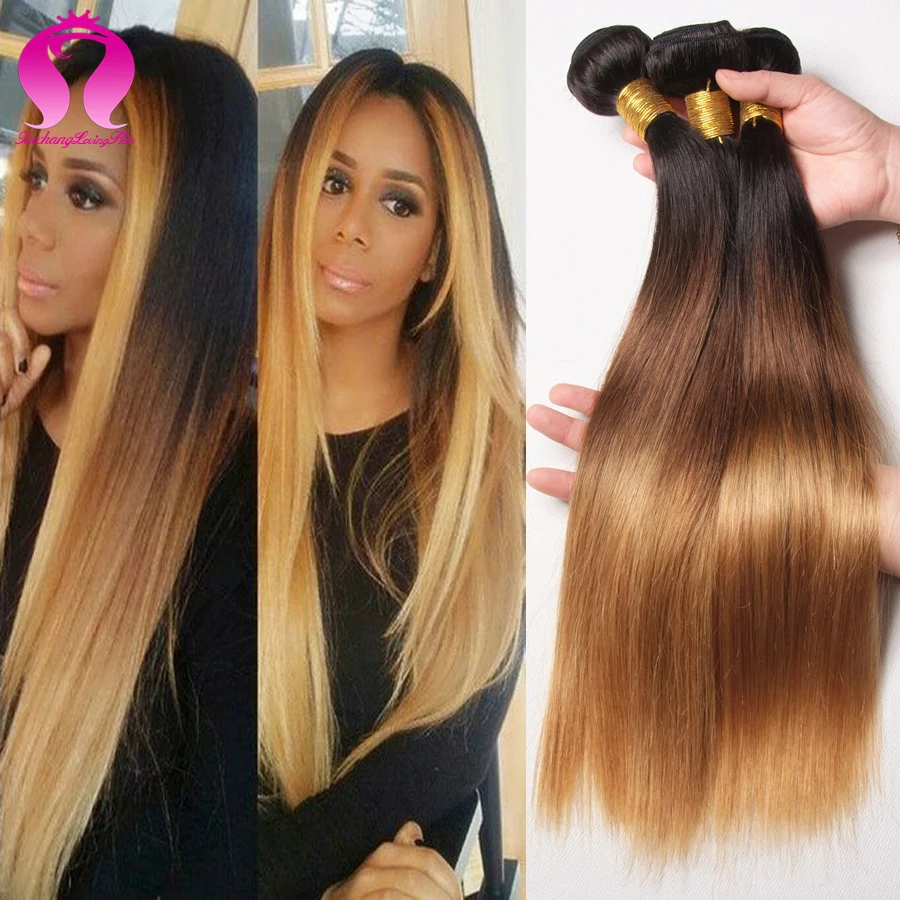 Ombre Straight Hair Bundles
