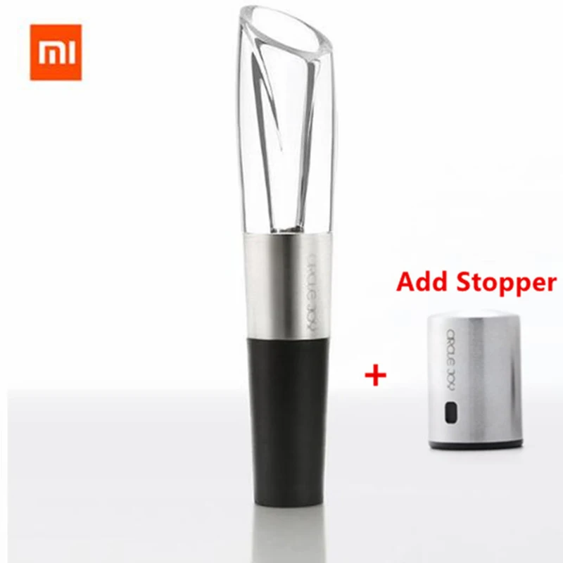 Xiaomi Mijia CIRCLE JOY Stainless Steel Fast Decanter Wine Decanter And Wine Stopper Stainless Steel Vacuum Memory Wine Corks
Xiaomi Mijia CIRCLE JOY Stainless Steel Fast Decanter Wine Decanter And Wine Stopper Stainless Steel Vacuum Memory Wine Corks