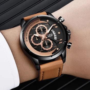 Relogio Masculino LIGE Mens Watches Top Brand Luxury Men's Fashion Sport Watch Men Casual Leather Quartz Waterproof Wristwatch
Relogio Masculino LIGE Mens Watches Top Brand Luxury Men's Fashion Sport Watch Men Casual Leather Quartz Waterproof Wristwatch