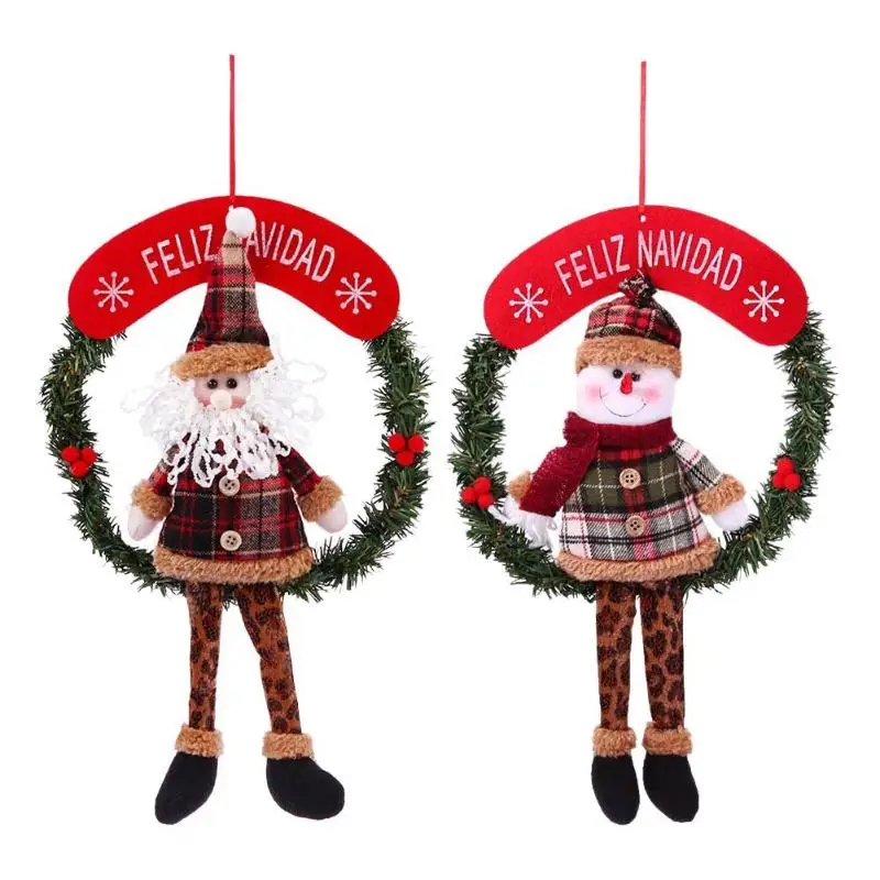 Santa Claus Snowman Tree Door Christmas Decoration For Home Ornament Decor Hanging Pendant Christmas Gift
Santa Claus Snowman Tree Door Christmas Decoration For Home Ornament Decor Hanging Pendant Christmas Gift