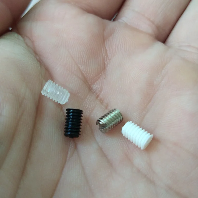 100pcs/lot M4 x 6mm plastic/stainless steel screw with slotted machine screws without head machine screws lighting accessories
100pcs/lot M4 x 6mm plastic/stainless steel screw with slotted machine screws without head machine screws lighting accessories