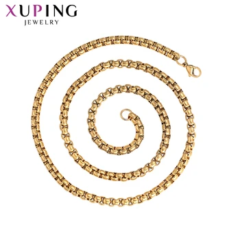 Xuping Romantic Temperament Trendy Vintage New Arrival Long Pure Gold Color Plated Necklace for Men Gifts Jewelry 45871
Xuping Romantic Temperament Trendy Vintage New Arrival Long Pure Gold Color Plated Necklace for Men Gifts Jewelry 45871