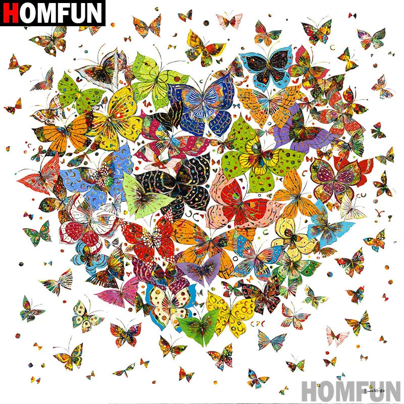 HOMFUN Full Square/Round Drill 5D DIY Diamond Painting "Butterfly heart shape" Embroidery Cross Stitch 5D Home Decor A08789
HOMFUN Full Square/Round Drill 5D DIY Diamond Painting "Butterfly heart shape" Embroidery Cross Stitch 5D Home Decor A08789