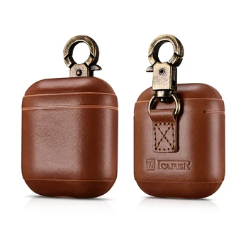 Luxury Hard Plastic+ Genuine Leather Case For Apple Airpods Cover Hook Wireless Earphone Protective Case For Airpods Accessories
Luxury Hard Plastic+ Genuine Leather Case For Apple Airpods Cover Hook Wireless Earphone Protective Case For Airpods Accessories