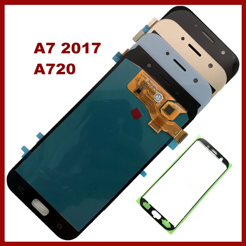 100% Super AMOLED LCD For Samsung Galaxy A7 2017 A720 A720F A720M SM-A720F Display Touch Screen Digitizer Assembly Replacement
100% Super AMOLED LCD For Samsung Galaxy A7 2017 A720 A720F A720M SM-A720F Display Touch Screen Digitizer Assembly Replacement