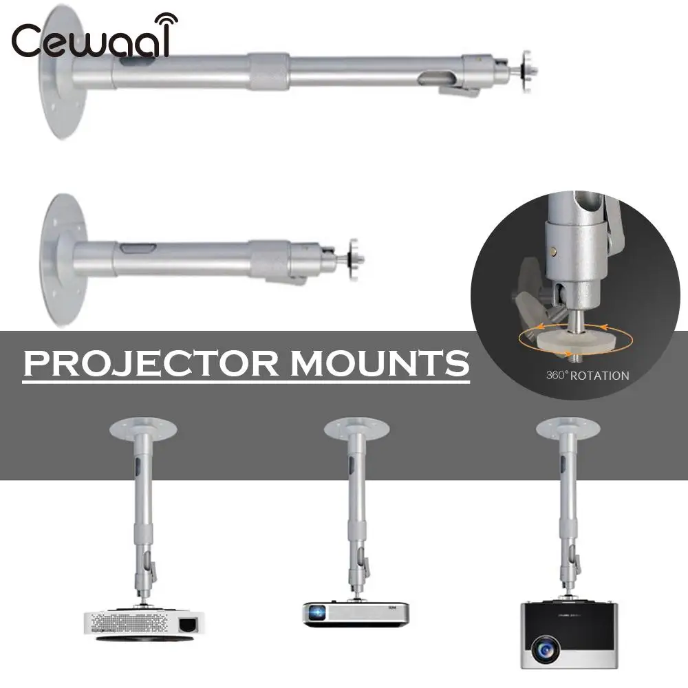 Ceiling Bracket Aluminum Office Premium Projector Hanger LCD Projector Silver Wall Support 22CM DLP Projector
Ceiling Bracket Aluminum Office Premium Projector Hanger LCD Projector Silver Wall Support 22CM DLP Projector
