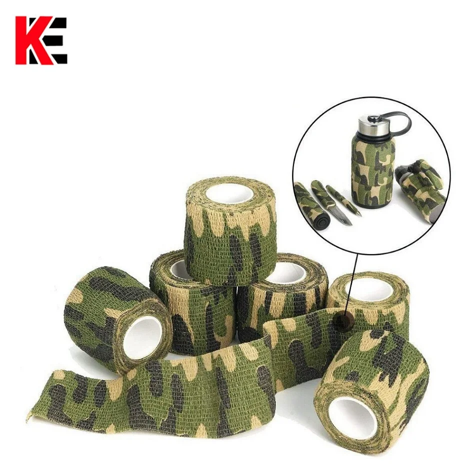 5 Piece/lot Self Adhesive Camouflage Elastic Tape Camo Wrap Non-woven Fabric Outdoor Military Survival Bandage Emergency Kit SOS
5 Piece/lot Self Adhesive Camouflage Elastic Tape Camo Wrap Non-woven Fabric Outdoor Military Survival Bandage Emergency Kit SOS