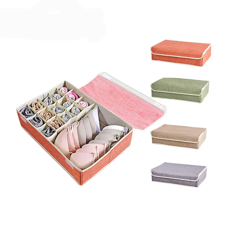 Underwear Storage Box With Colorful Covered Foldable Organizers Closet Drawer Storage Box For Socks Ties Bra Lingerie Hot Sale
Underwear Storage Box With Colorful Covered Foldable Organizers Closet Drawer Storage Box For Socks Ties Bra Lingerie Hot Sale