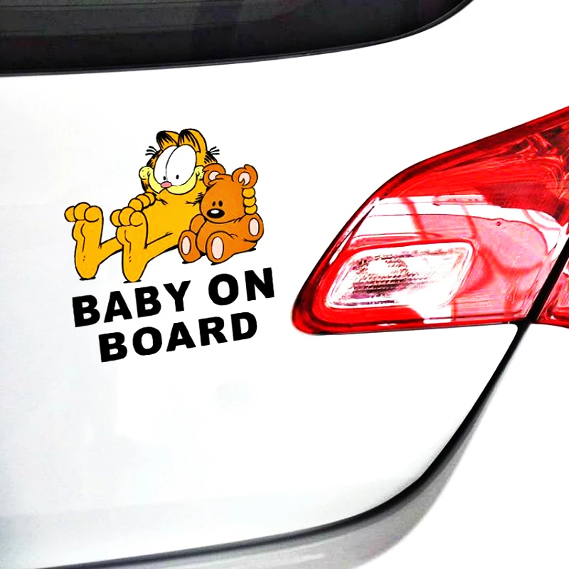 Aliauto Safety Warning BABY ON BOARD Car Sticker Funny Garfield Decal for Honda Nissan Mazda Chevrolet Ford Focus Citroen Smart
Aliauto Safety Warning BABY ON BOARD Car Sticker Funny Garfield Decal for Honda Nissan Mazda Chevrolet Ford Focus Citroen Smart