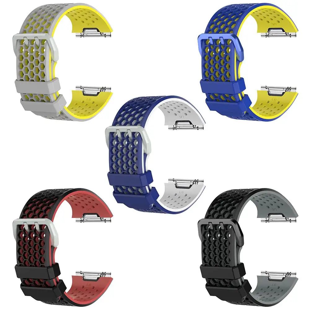 Fashion Silicone Holes Color Blocking Replace Band straps Bracelet for Fitbit Ionic Wristband Frontier watch accessories
Fashion Silicone Holes Color Blocking Replace Band straps Bracelet for Fitbit Ionic Wristband Frontier watch accessories