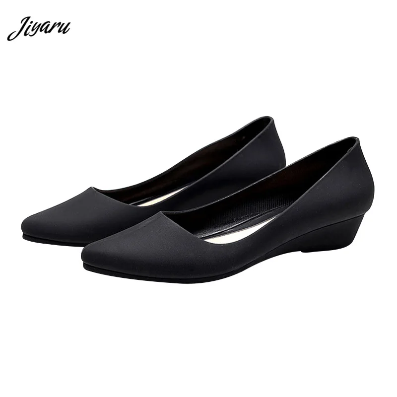 2019 New Woman Wedges Sandals Simple Girls Jelly Shoes Waterproof Ladies Pointed Toe Heels Casual Working Shoes Female Shoes
2019 New Woman Wedges Sandals Simple Girls Jelly Shoes Waterproof Ladies Pointed Toe Heels Casual Working Shoes Female Shoes