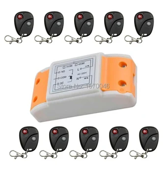 Universal Wireless Remote Control Switch AC220 1ch relay Receiver Module RF Remote 315MHz/433MHZ Transmitter with Two-button
Universal Wireless Remote Control Switch AC220 1ch relay Receiver Module RF Remote 315MHz/433MHZ Transmitter with Two-button