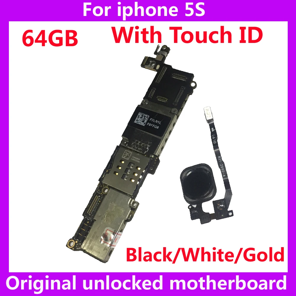 64gb good working Phone Circuits IOS System for iphone 5S unlocked mainboard with / NO Touch ID 100% original motherboard tested
64gb good working Phone Circuits IOS System for iphone 5S unlocked mainboard with / NO Touch ID 100% original motherboard tested