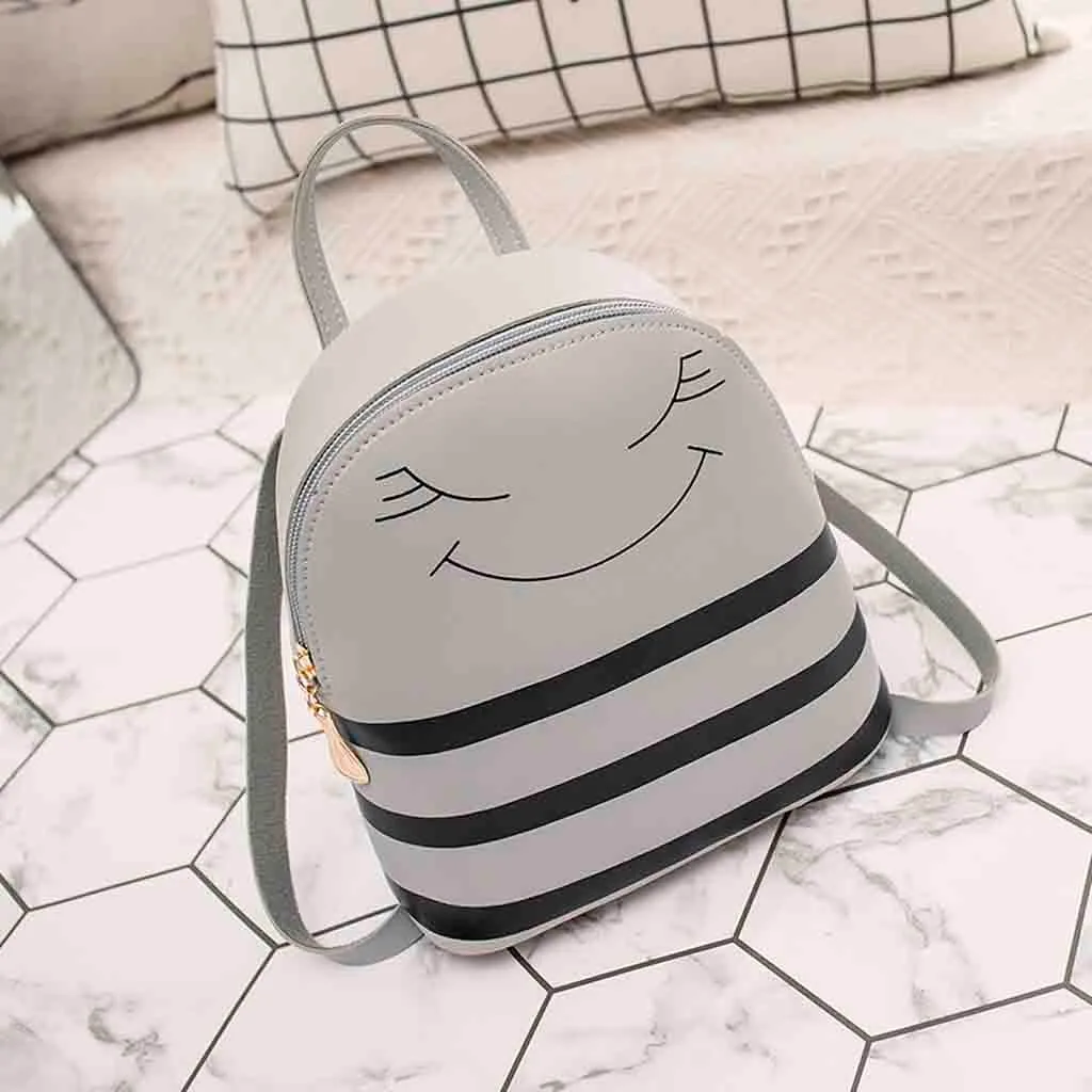 Girl Smiley Satchels Character Zipper Headphone Hole Backpack Slung Shoulder Bags Mobile Phone Purse Mochilas Mujer 2019
Girl Smiley Satchels Character Zipper Headphone Hole Backpack Slung Shoulder Bags Mobile Phone Purse Mochilas Mujer 2019