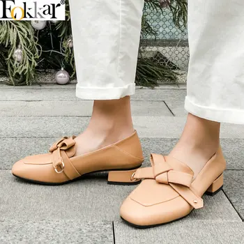 Eokkar 2019 British Style Women Square Toe Mules Shoes Med Heels Shallow Casual Pumps Black Bow Tie Casual Lady Shoes Size 34-43
Eokkar 2019 British Style Women Square Toe Mules Shoes Med Heels Shallow Casual Pumps Black Bow Tie Casual Lady Shoes Size 34-43