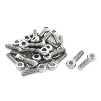 M6 x 20mm Stainless Steel Machine Shoulder Lifting Eyebolt 25 Pcs 
M6 x 20mm Stainless Steel Machine Shoulder Lifting Eyebolt 25 Pcs