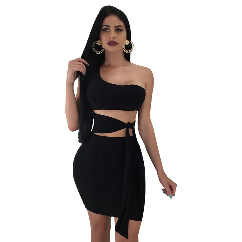 Sexy One Shoulder Dress Women Summer Dress 2018 Sleeveless Hollow Out Lace Up Front Elegant Sexy Club Wear Bodycon Party Dresses
Sexy One Shoulder Dress Women Summer Dress 2018 Sleeveless Hollow Out Lace Up Front Elegant Sexy Club Wear Bodycon Party Dresses