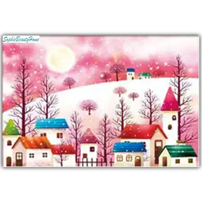 Sophie beauty home 5D DIY diamond embroidery cartoon snow landscape home cross-stitch square mosaic pictures home wall decoratio
Sophie beauty home 5D DIY diamond embroidery cartoon snow landscape home cross-stitch square mosaic pictures home wall decoratio