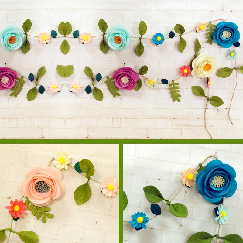 2019 Artificial Flowers & Rattan Felt DIY Package Handmade Fake Flowers Felt Applique Ornament kit Nice Decoration For Bedroom
2019 Artificial Flowers & Rattan Felt DIY Package Handmade Fake Flowers Felt Applique Ornament kit Nice Decoration For Bedroom