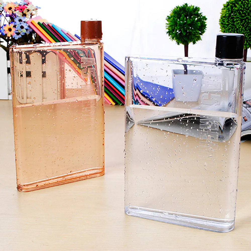 HSU 2019 Hot Sale Cup Water Bottle Clear Book Travel Portable Leakproof Paper Pad Water Bottle Flat Drinks Cup Kettle Thermos
HSU 2019 Hot Sale Cup Water Bottle Clear Book Travel Portable Leakproof Paper Pad Water Bottle Flat Drinks Cup Kettle Thermos