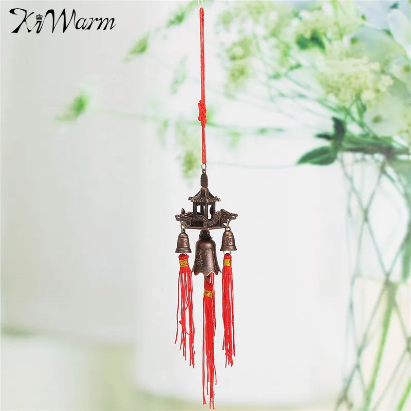 KiWarm Retro Roof Bell Buddhism Hanging Wind Chimes Temple Lucky Feng Shui Craft Chinese Knot Blessing for Car Home Decor Gift
KiWarm Retro Roof Bell Buddhism Hanging Wind Chimes Temple Lucky Feng Shui Craft Chinese Knot Blessing for Car Home Decor Gift