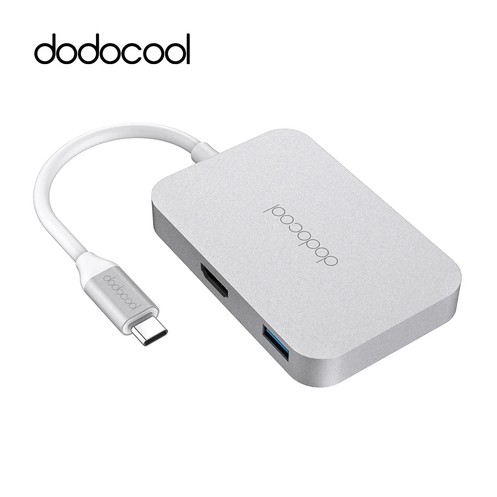 dodocool USB Hub Aluminum USB-C to 4-port USB 3.0 Hub with HD Output Port Type-C Port 4K HD Port for MacBook USB C Type C Hub
dodocool USB Hub Aluminum USB-C to 4-port USB 3.0 Hub with HD Output Port Type-C Port 4K HD Port for MacBook USB C Type C Hub
