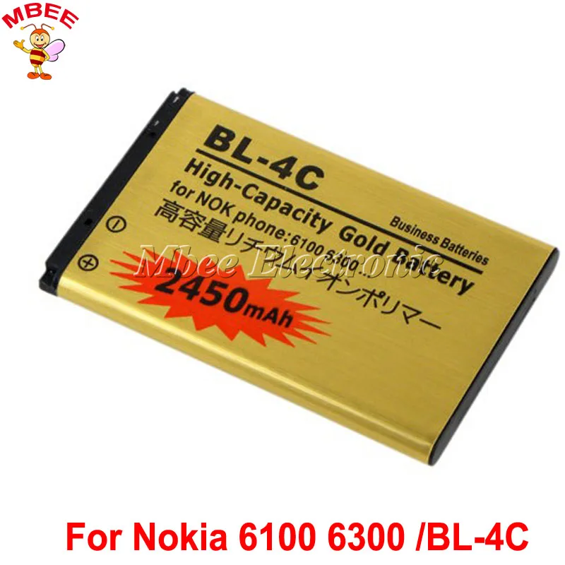 BL-4C Gold Battery For Nokia 6100 6300 6125 6136S 6170 6260 6301 7705 Twist 7200 7270 8208 Bateria Accumulator
BL-4C Gold Battery For Nokia 6100 6300 6125 6136S 6170 6260 6301 7705 Twist 7200 7270 8208 Bateria Accumulator