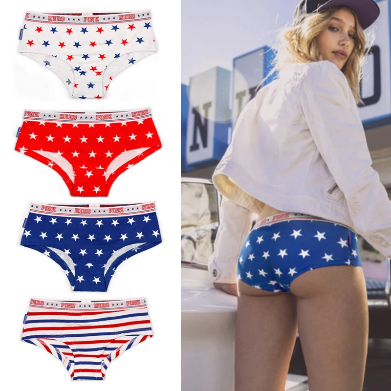Pink Hero Brand Women Briefs Fashion Stars Cotton Girls Print underwear Sexy Bodysuit Slimming lingerie Panties Knickers 601
Pink Hero Brand Women Briefs Fashion Stars Cotton Girls Print underwear Sexy Bodysuit Slimming lingerie Panties Knickers 601