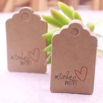 100pcs per lot 5x3cmhandmade hang tag kraft paper thank you gift tag label for wedding/candy/baby gift products tagging package
100pcs per lot 5x3cmhandmade hang tag kraft paper thank you gift tag label for wedding/candy/baby gift products tagging package