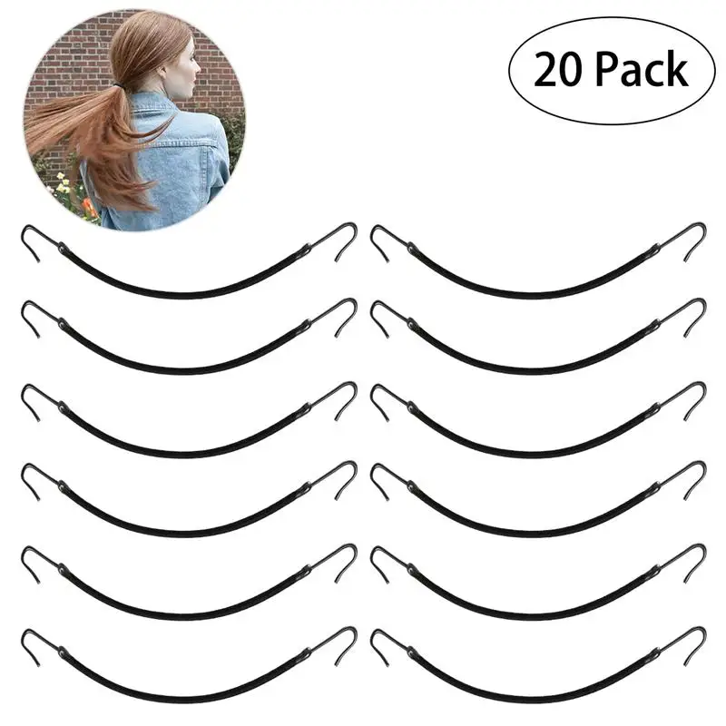 RUIMIO 20Pcs Elastic Hair Clips Girls Bands Gum With Hook Ponytail Holder Bungee Hair Thick Hair Headwear Headband Hair Claw
RUIMIO 20Pcs Elastic Hair Clips Girls Bands Gum With Hook Ponytail Holder Bungee Hair Thick Hair Headwear Headband Hair Claw