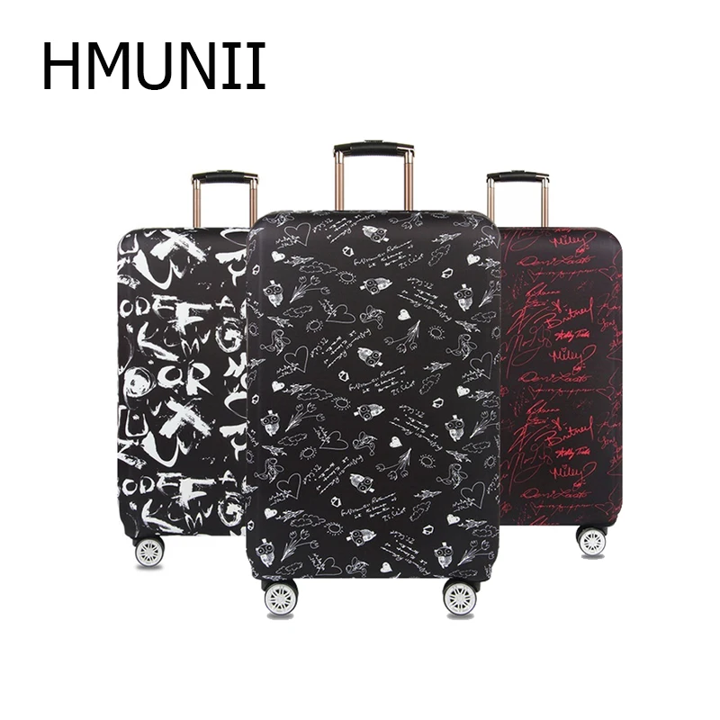 Фото Чехол для чемодана HMUNII с буквенным принтом плотный чехол - купить