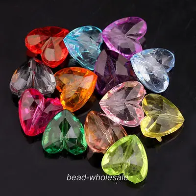 OMH Wholesale 50PCS 8x12 8x15mm Mixed Acrylic Faceted Charm Heart Spacer Beads U Pick Size ZL559
OMH Wholesale 50PCS 8x12 8x15mm Mixed Acrylic Faceted Charm Heart Spacer Beads U Pick Size ZL559
