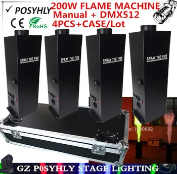 4PCS / 200W flame machine + flight case lot manually + DMX512 control Spitfire machine, professional stage DJ equipment
4PCS / 200W flame machine + flight case lot manually + DMX512 control Spitfire machine, professional stage DJ equipment