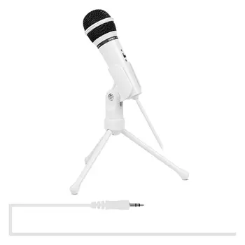Top Deals SF-910 Professional 3.5mm Condenser Microphone Sound Studio Podcast with Stand For Skype Desktop PC Notebook (White)
Top Deals SF-910 Professional 3.5mm Condenser Microphone Sound Studio Podcast with Stand For Skype Desktop PC Notebook (White)