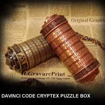 Davinci Code Cryptex Locker Puzzle Box Free With LOTR Rings Couple Lovers Birthday Valentine's Day Gifts For Women Men Girls
Davinci Code Cryptex Locker Puzzle Box Free With LOTR Rings Couple Lovers Birthday Valentine's Day Gifts For Women Men Girls